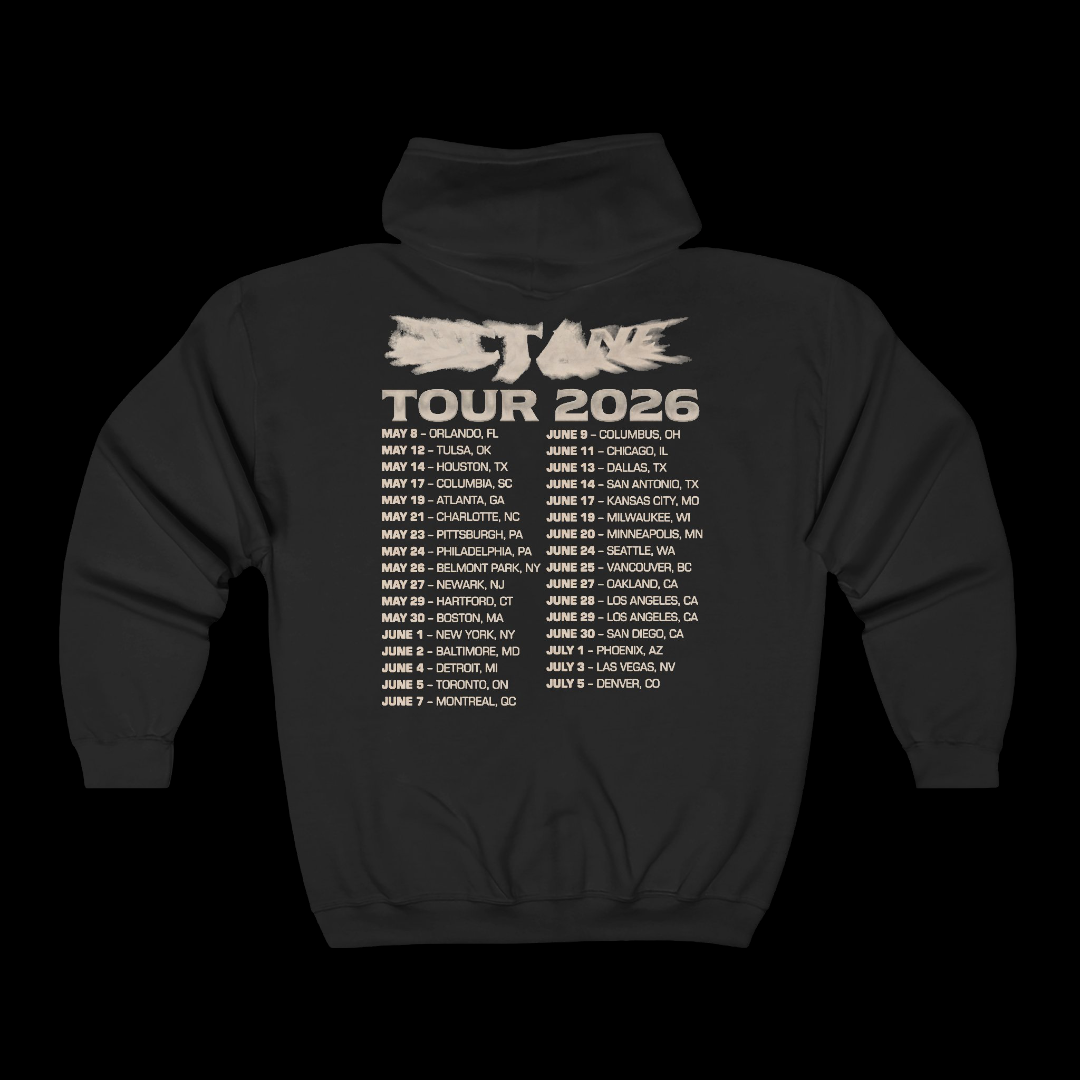 DON TOLIVER MERCH - OBSERVATORY TOUR DATES ZIP HOODIE