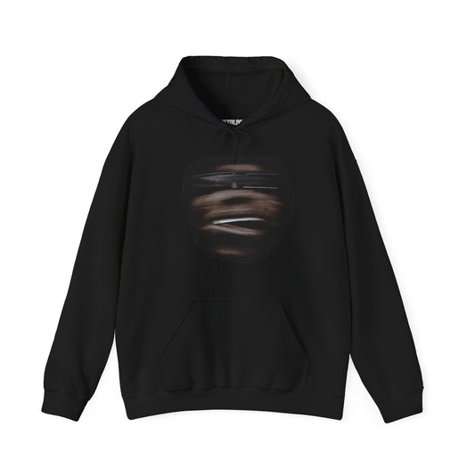 DON TOLIVER MERCH - HARDSTONE PSYCHO BLACK BLURRED FACE TOUR DATES HOODIE