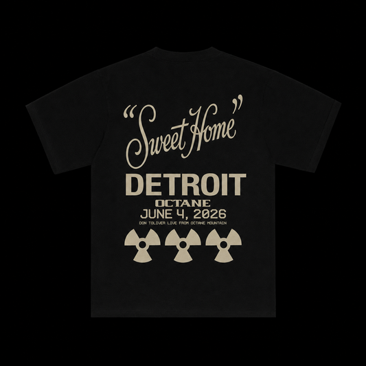 DON TOLIVER MERCH - OCTANE "SWEET HOME" DETROIT TEE