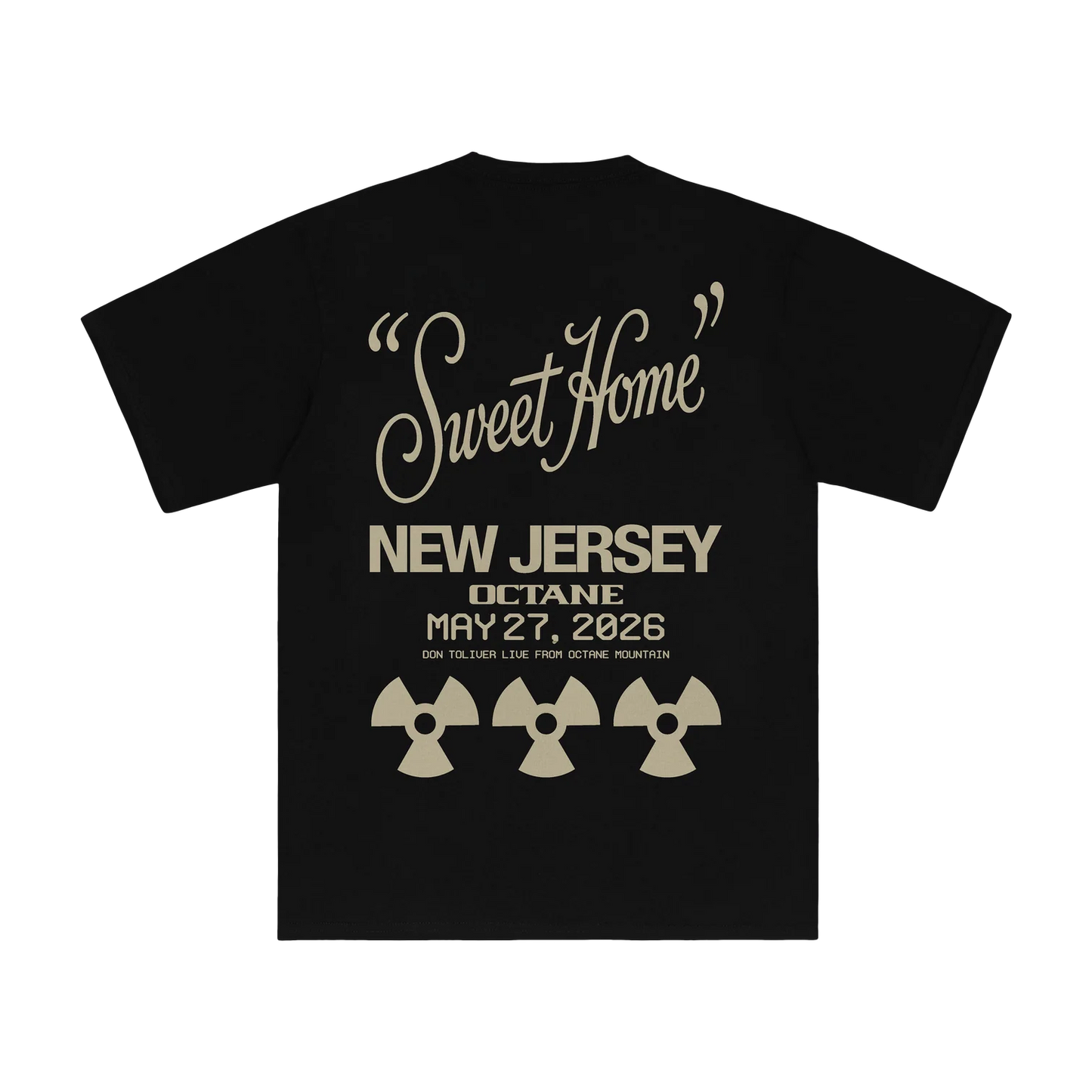 DON TOLIVER MERCH - OCTANE "SWEET HOME" NEW JERSEY TEE