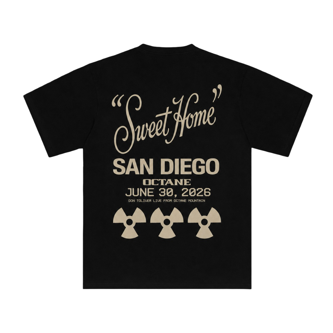 DON TOLIVER MERCH - OCTANE "SWEET HOME" SAN DIEGO TEE